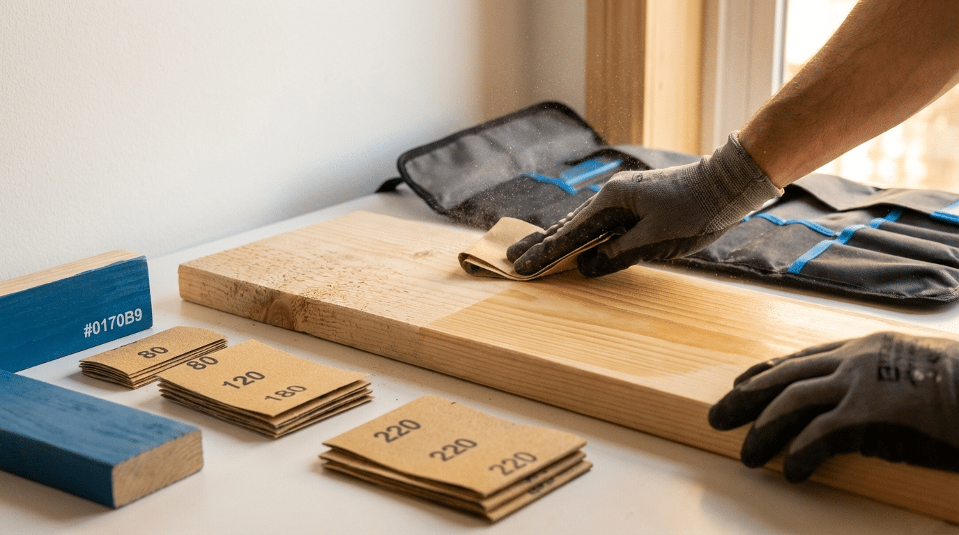 שיוף עץ נכון לגימור מקצועי