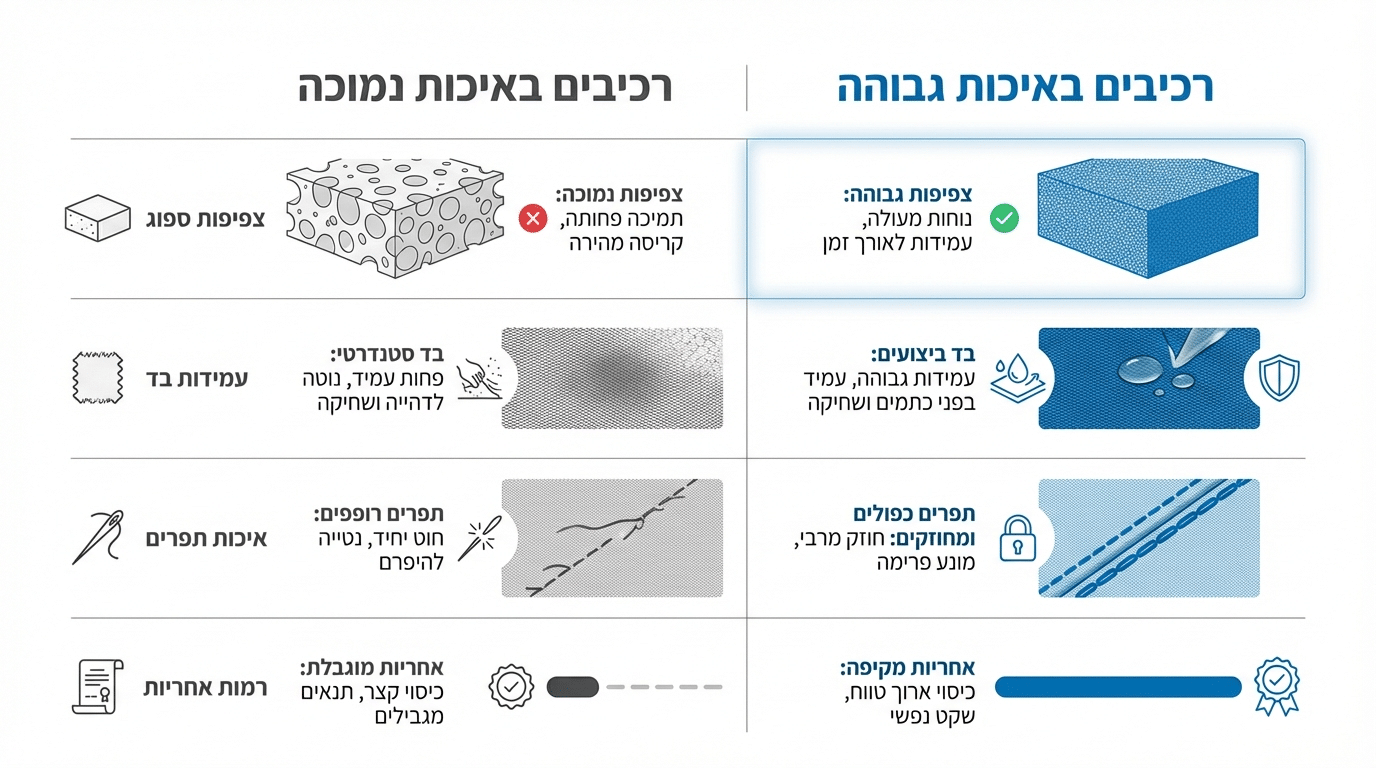מדוע יש הבדלים כל כך גדולים במחירי ריפוד
