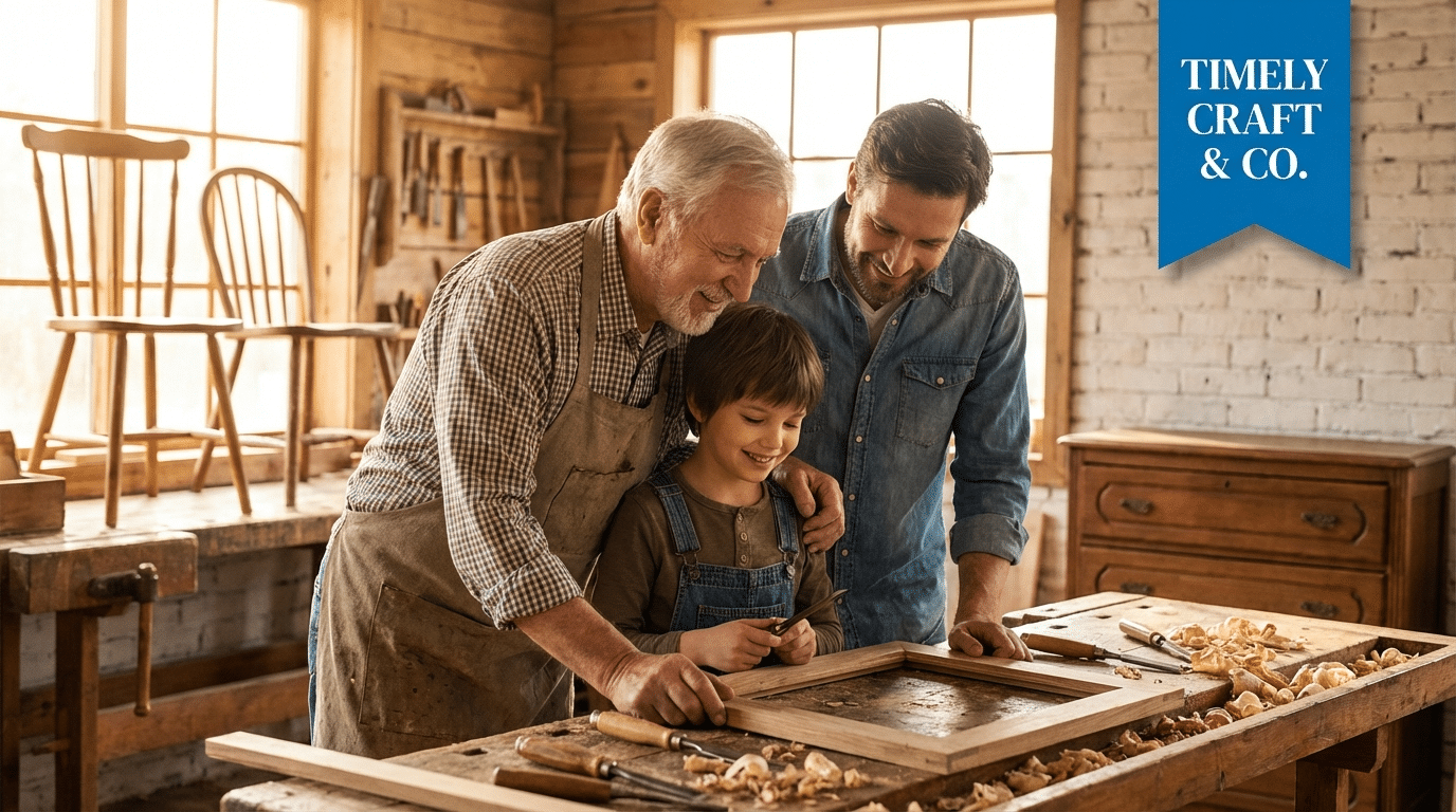 סדנת נגרות - ערך נוסטלגי למשפחה