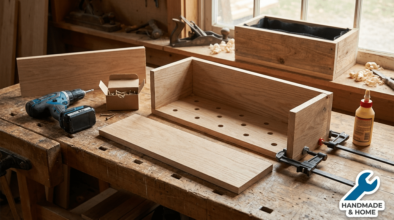 בניית אדנית עץ פשוטה למתחילים