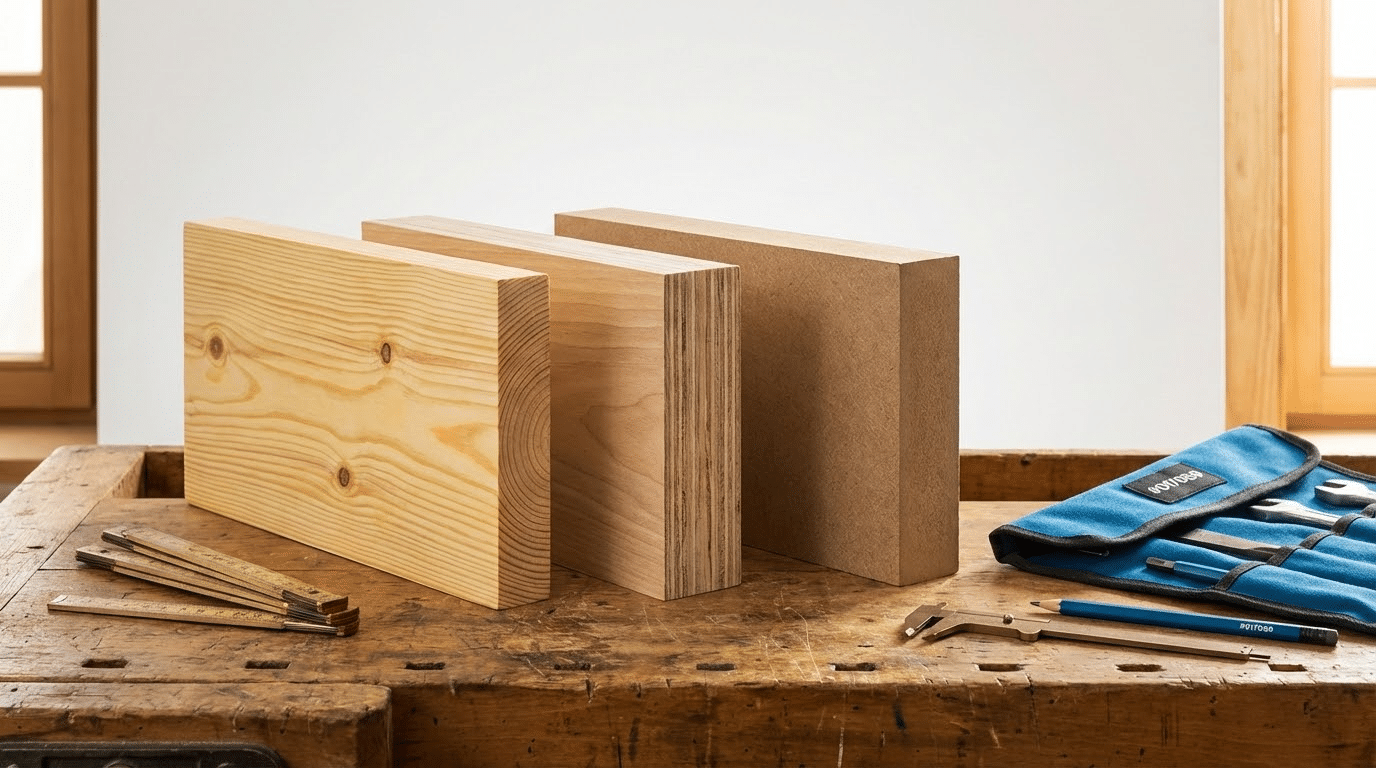 סוגי עץ מתאימים לפרויקט ראשון בנגרות