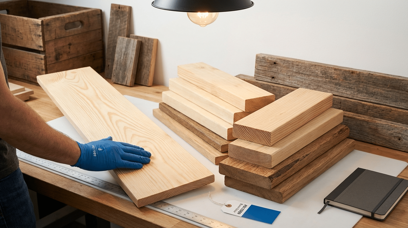 סוגי עץ מומלצים לפרויקטים קלים בנגרות למתחילים