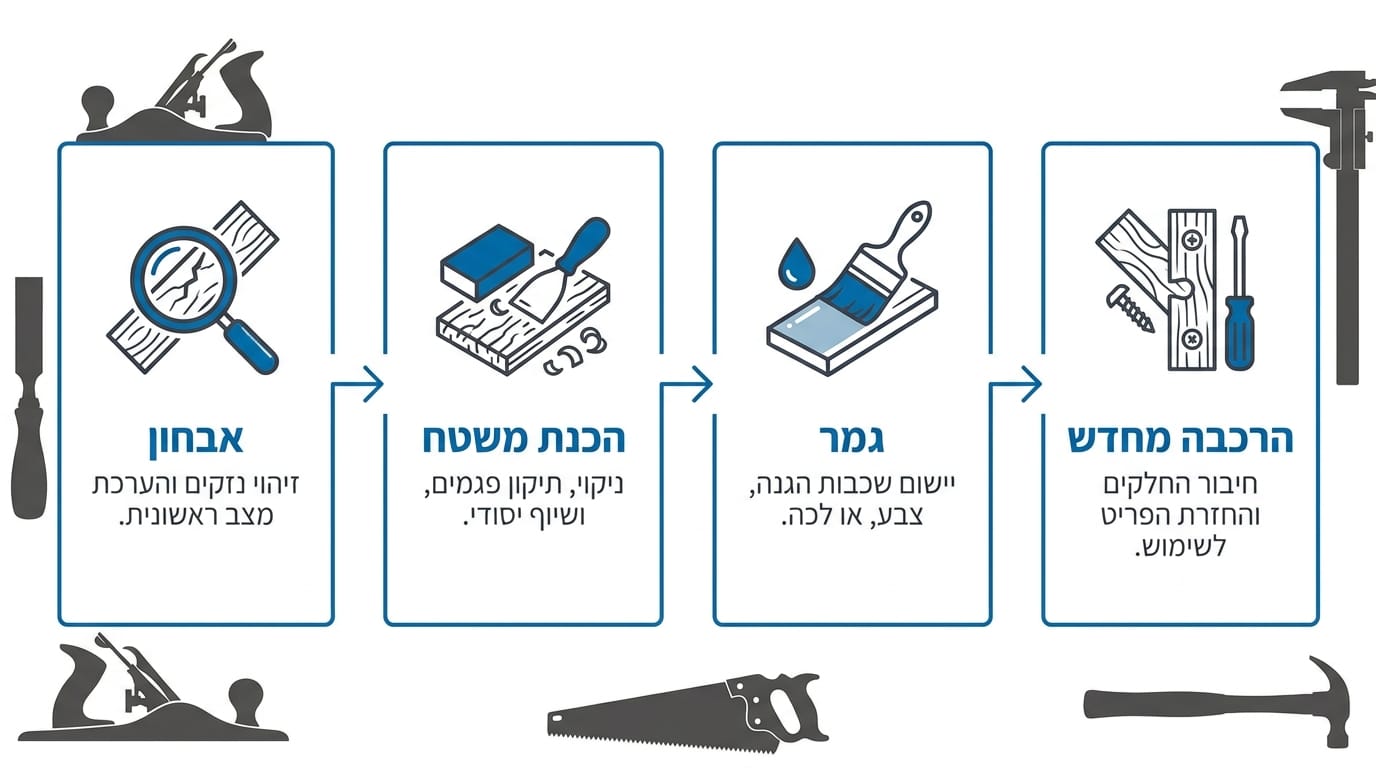 תהליך חידוש ארון ישן - נוסטלגיה