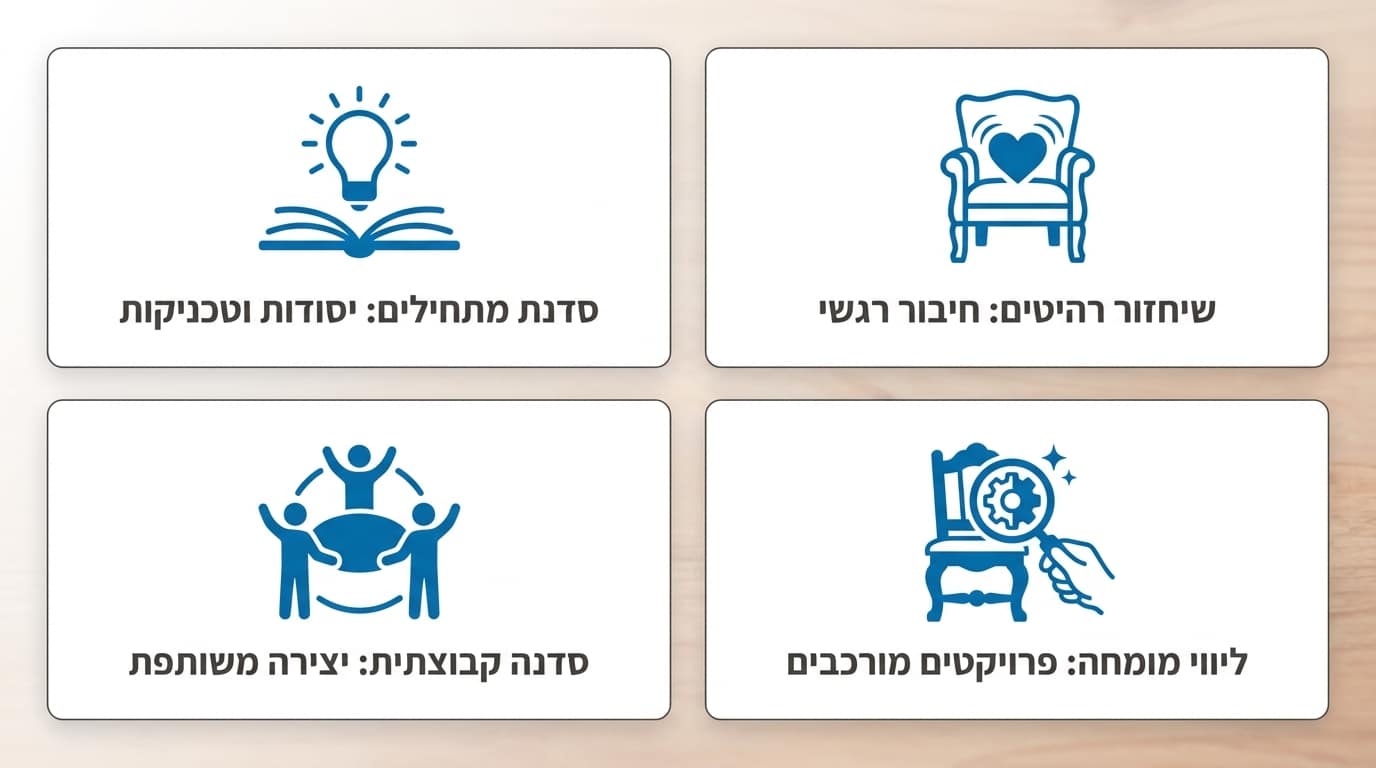 כיצד נוסטלגיה סדנאות נגרות בראשון לציון מלווה אתכם בתהליך חידוש רהיטים