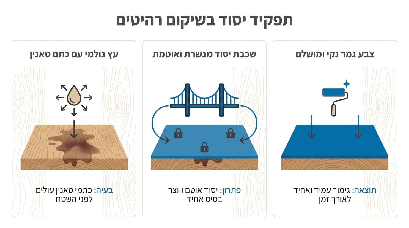 למה ומתי צריך פריימר לפני צביעת רהיטים